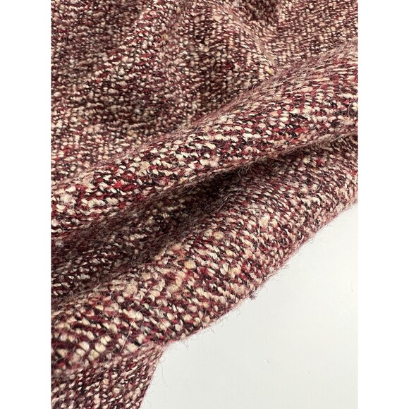 Express Burgundy Tweed Wool Blend Office Work Pants Straight Leg Size 5/6 - Picture 8 of 8